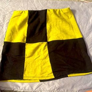 Color blocked Dolls Kill cotton Skirt